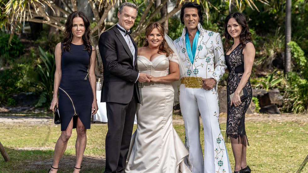 Neighbours Paul & Terese's Wedding with Alessi twins and Elvis impersonator